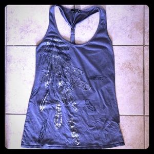Knotted feather tank!